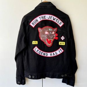 LIMITED EDITION Volcom x Run the Jewels Denim Patch Jacket NWOT